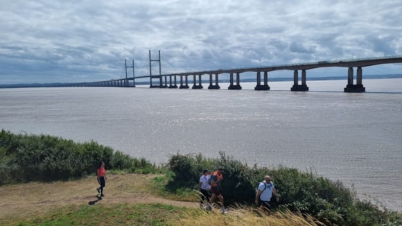 Network Rail Wales and Borders staff during their 303-mile walk from North to South Wales to raise funds for Samaritans Cymru-5