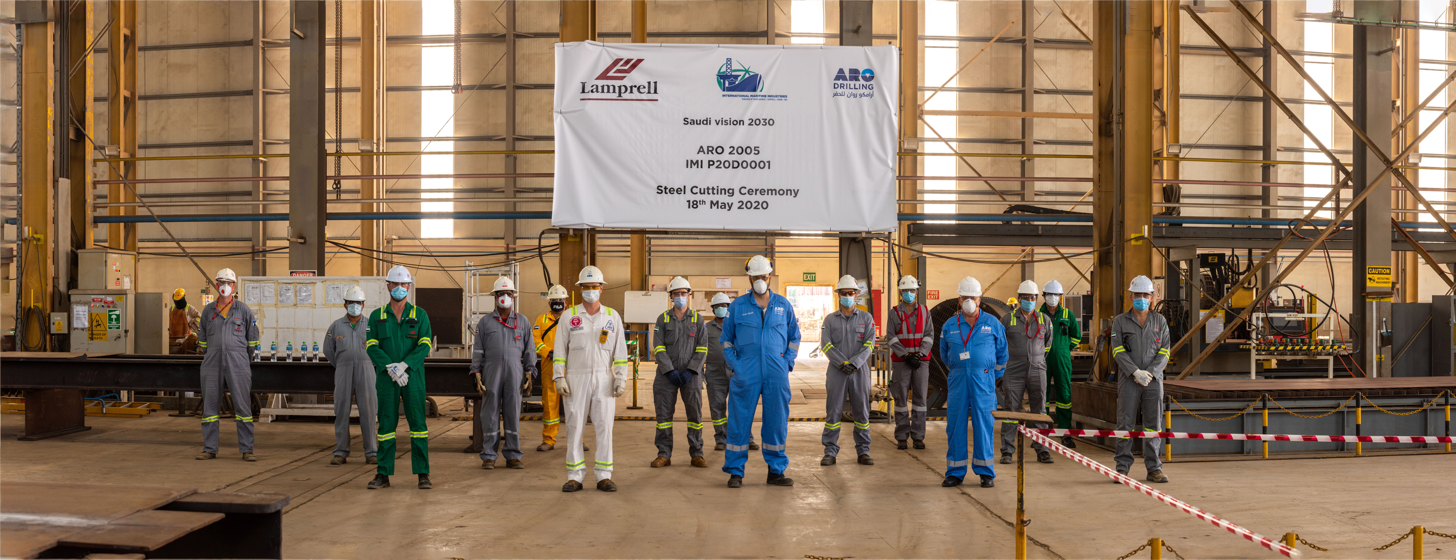 IMI Cuts Steel on First Self-Elevating Drilling Unit in a Series for ARO Drilling
