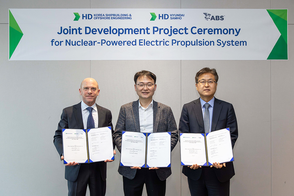 ABS and HD Hyundai to Advance Nuclear-Powered Electric Propulsion Systems for Container Ships