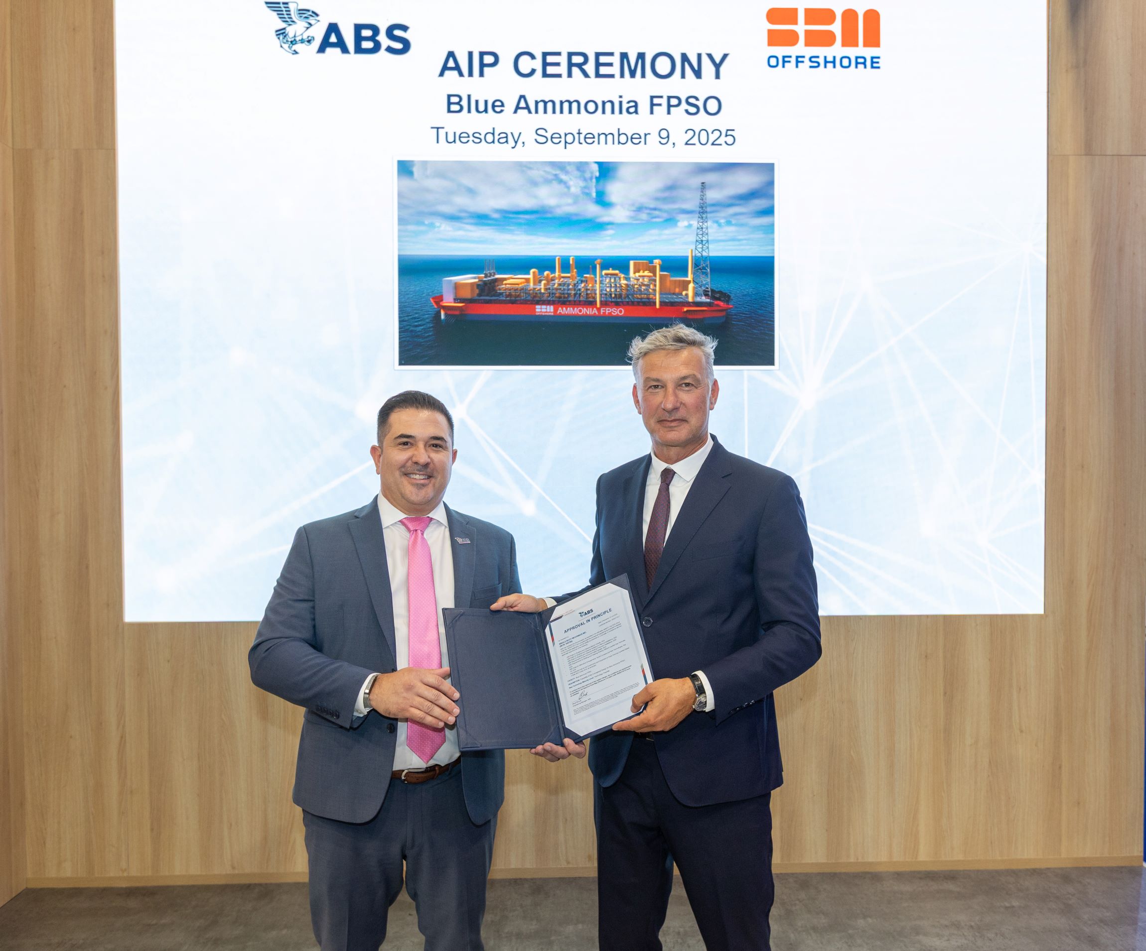 ABS Issues AIP for Blue Ammonia Concept from SBM Offshore