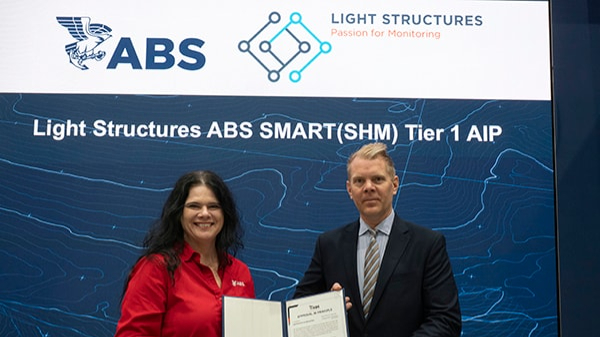 Innovative Hull Monitoring Concept from Light Structures Receives ABS Approval