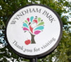 Wyndham Park sign