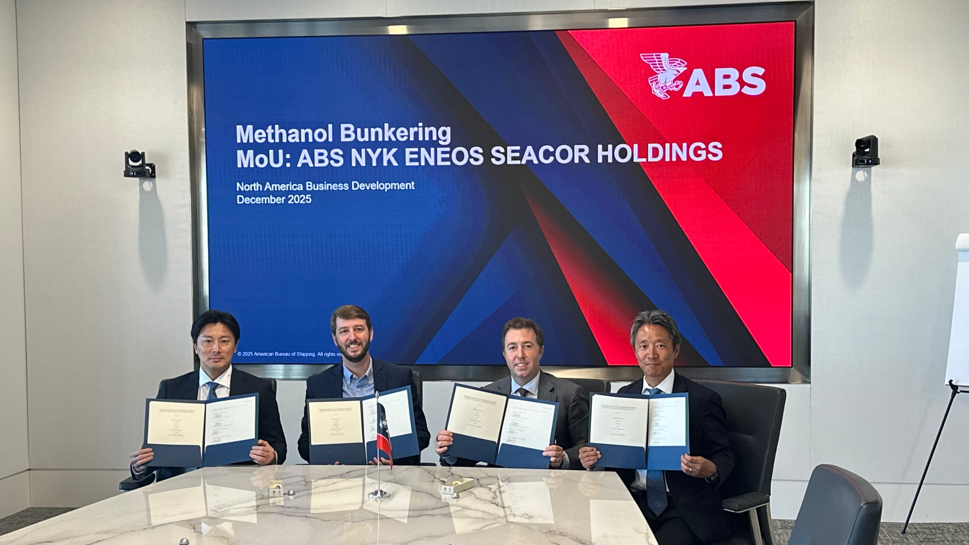 ABS, ENEOS, NYK Line, and SEACOR Holdings Launch Joint Study to Develop a Methanol Marine Fuel Supply Network in the U.S.