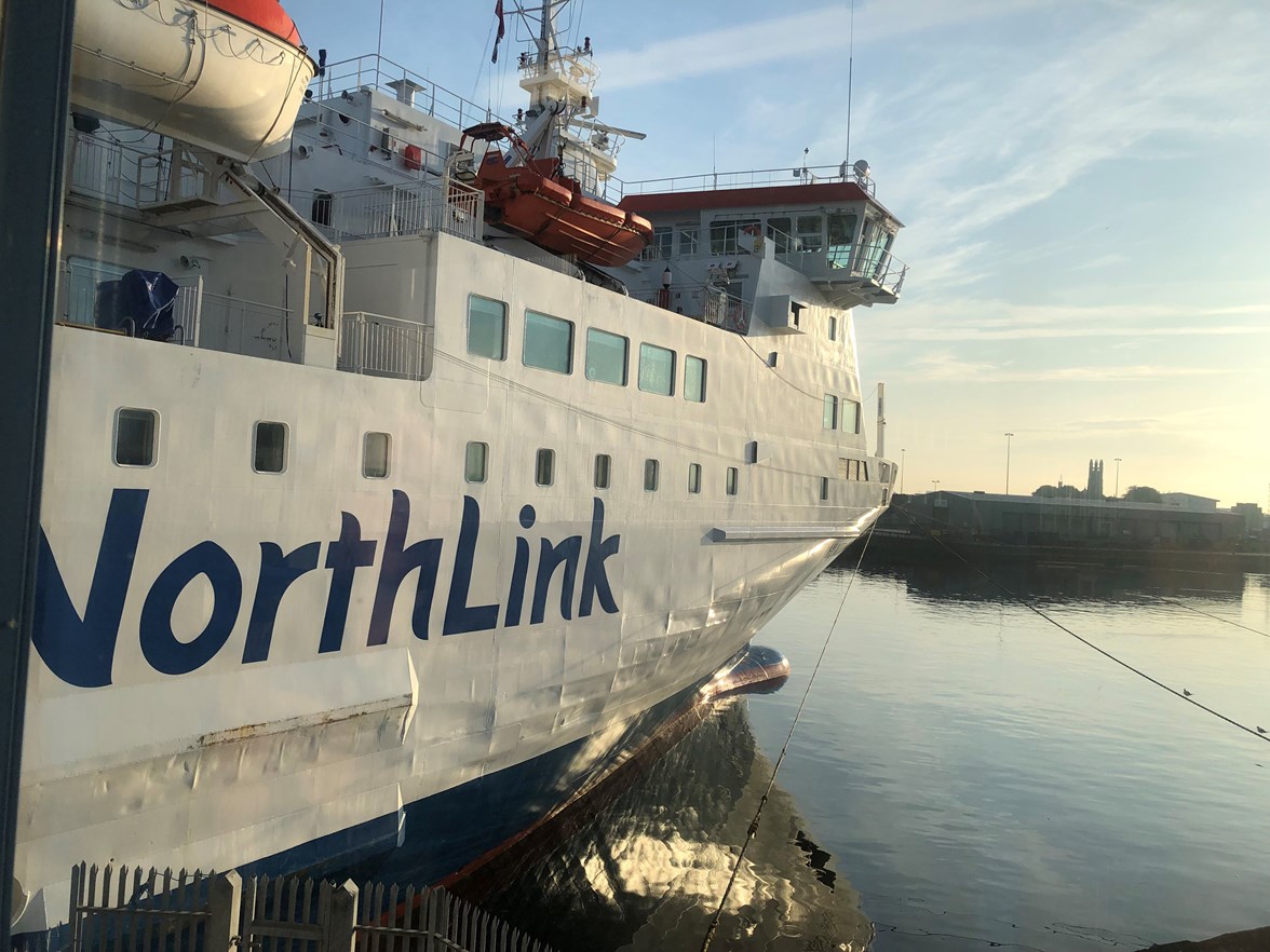 Northlink ferry, Aberdeen harbour