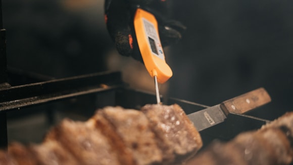 Press release w/ pics - Food safety experts share guidance on how to properly use a food thermometer in 4 steps