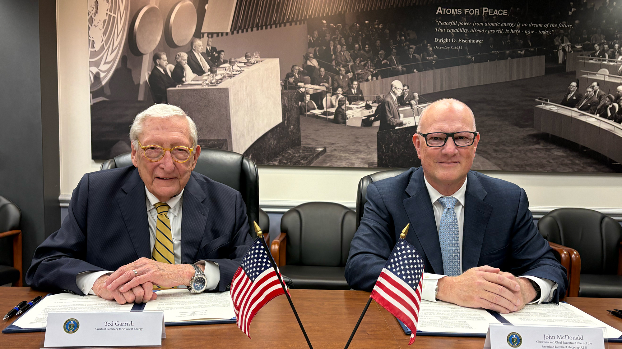 ABS and U.S. Department of Energy Sign MOU on Maritime Applications of Advanced Nuclear Technology