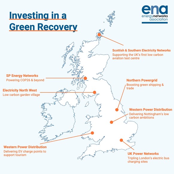 Green Recovery Case Study Map