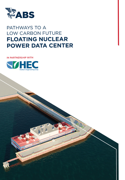 ABS Publishes Ground-Breaking Study on Floating Nuclear Power Data Centers***