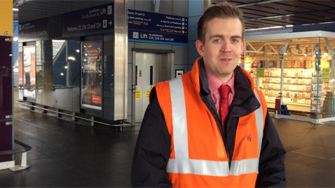Calum MacKay is the station manager at London Paddington
