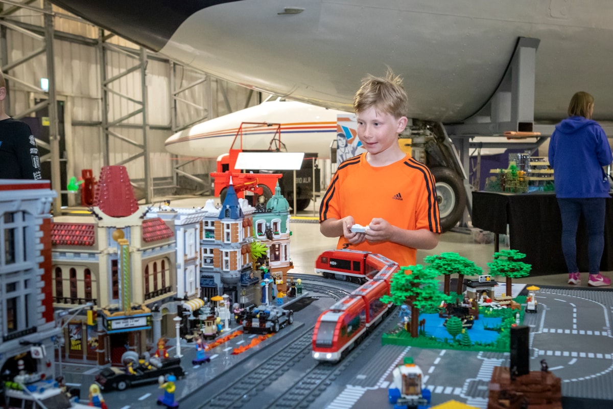 Awesome Bricks at the National Museum of Flight. Photo © Stewart Attwood (1)
