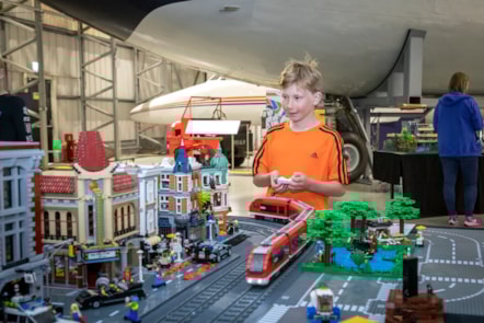 Awesome Bricks at the National Museum of Flight. Photo © Stewart Attwood (1)