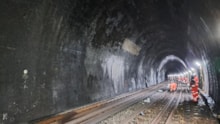 Engineers in Blackheath tunnel: Engineers in Blackheath tunnel