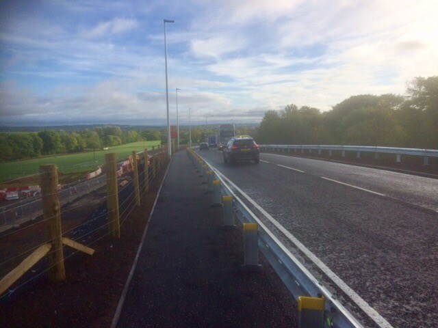 A71 in West Calder re-opened following bridge works