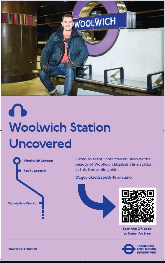 TfL Image - Elizabeth line station audio guide Woolwich