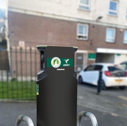 An on-street fast charger