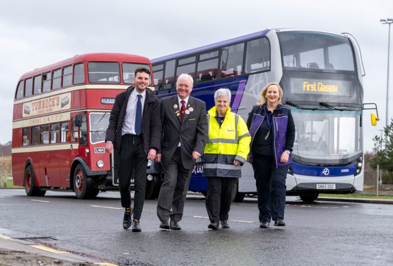 First Bus marks history with new services for future Lanarkshire travel