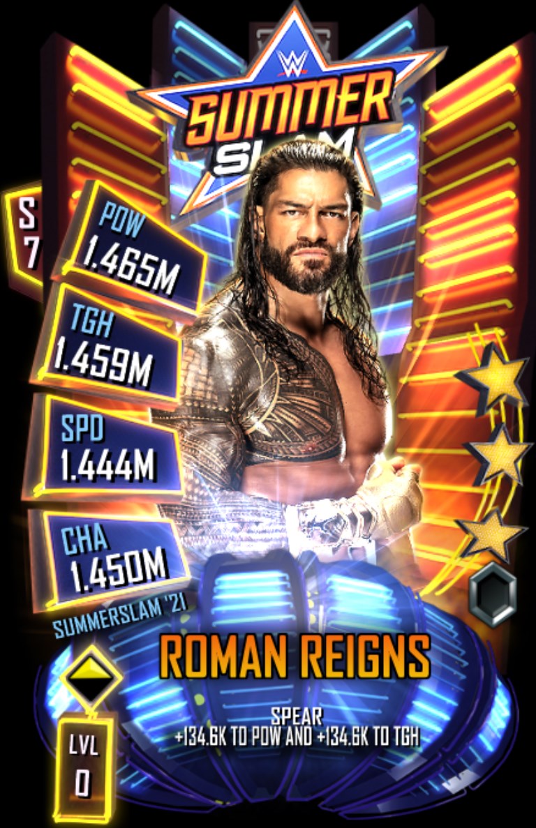 WWE SuperCard S7 SummerSlam 2021 Roman Reigns