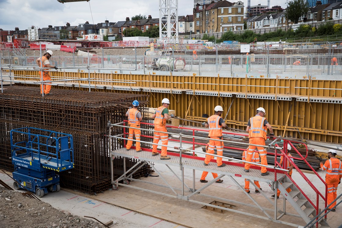 Construction progress at Old Oak Common-3