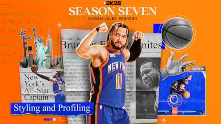 NBA 2K25 SEASON 7 JALEN BRUNSON KEY ART 2
