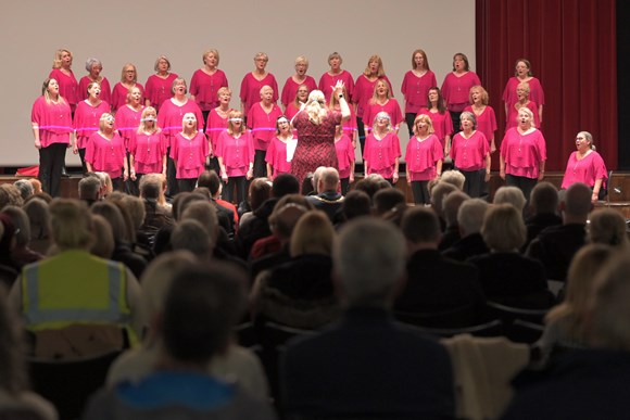 Capricorn Singers on stage