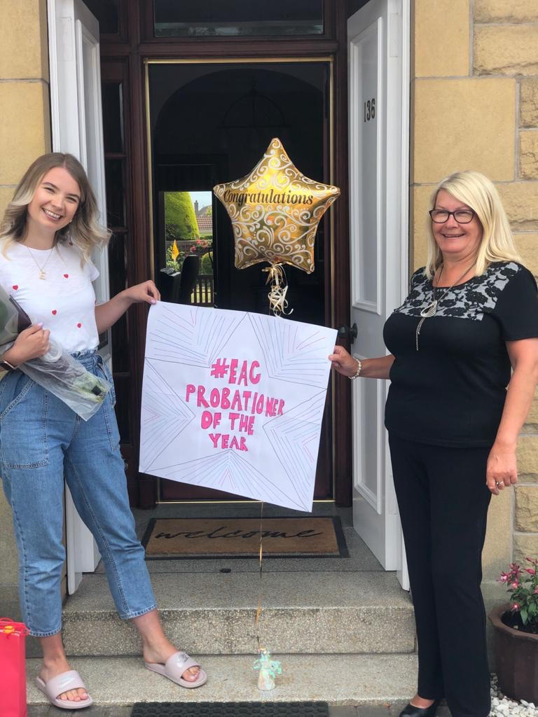 Ellen with Headteacher Shauna Wilson