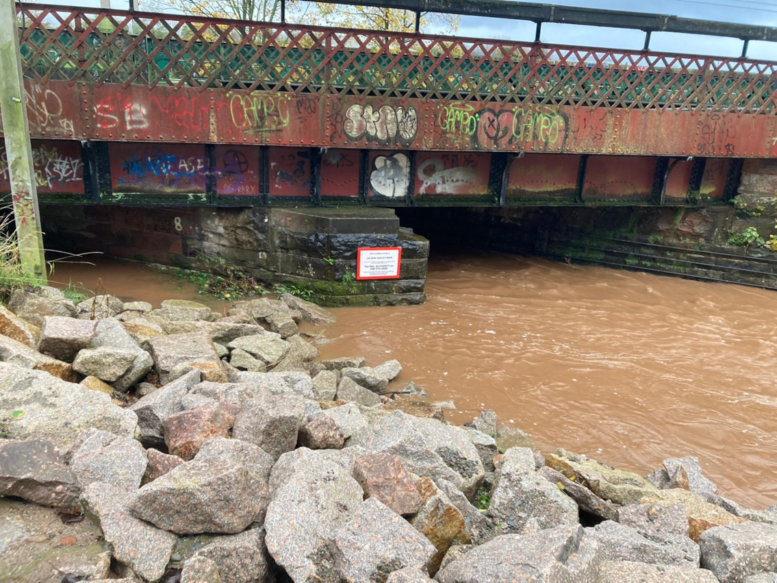 Caldew River flooding