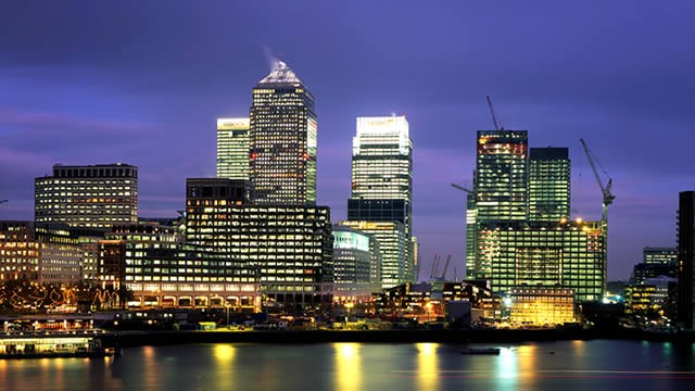 Cvent Unveils 2018 List of Top 25 Meeting Destinations in Europe: 44874-640x360-canarywharf_skyline_at_night_hero.jpg