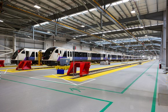 TfL Image - Old Oak Common train depot