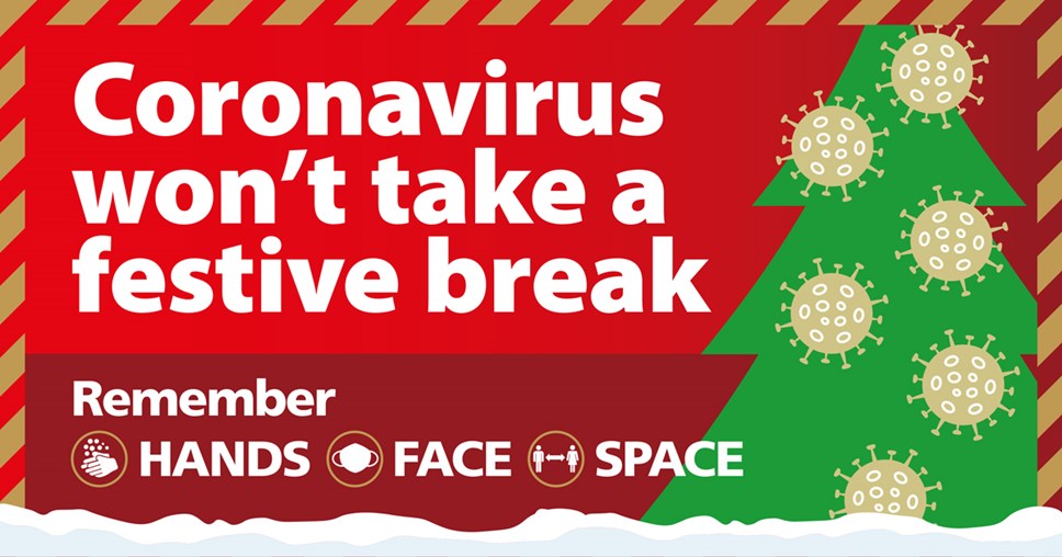 Coronavirus Christmas regional artwork