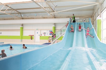 Indoor Pool Slide at Caister-on-Sea
