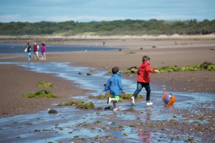 Beach fun at Seton Sands