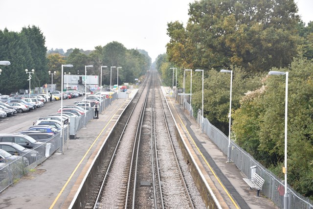 Platforms at Sunningdale station are being extended to accommodate longer trains, as part of the £800 million Waterloo & South West Upgrade (2)