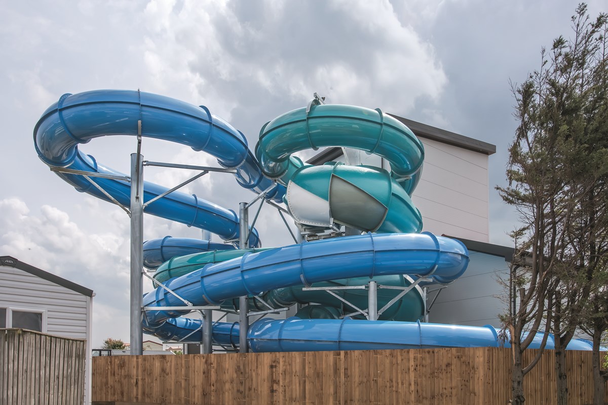 Water Slide at Seashore