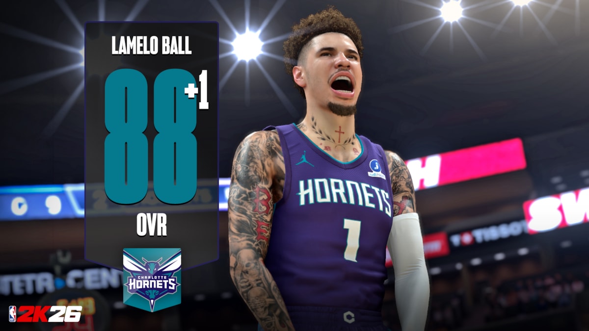 NBA 2K26 Ratings Update 9 - Lamelo Ball