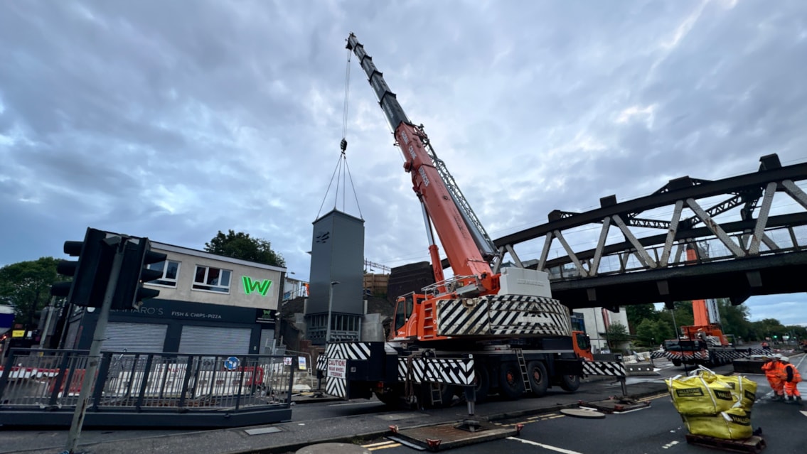 Original staircase reopens in new milestone for Anniesland station ...