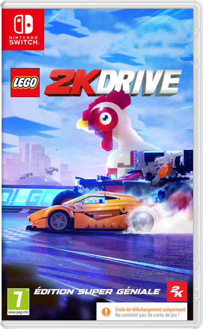 2K LEGO 2K Drive Edition Super Géniale Packaging Nintendo Switch (2D)