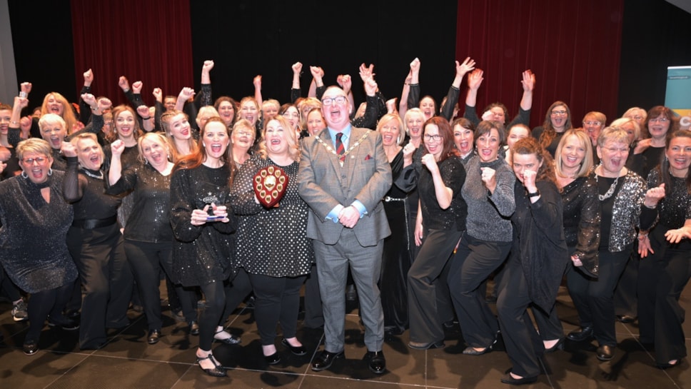 The Red Rosettes won Choir of the year 2024