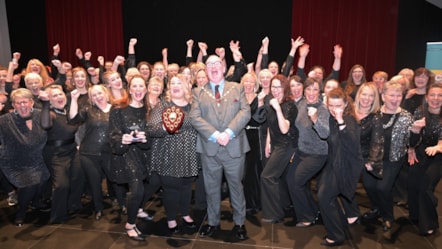 The Red Rosettes won Choir of the year 2024