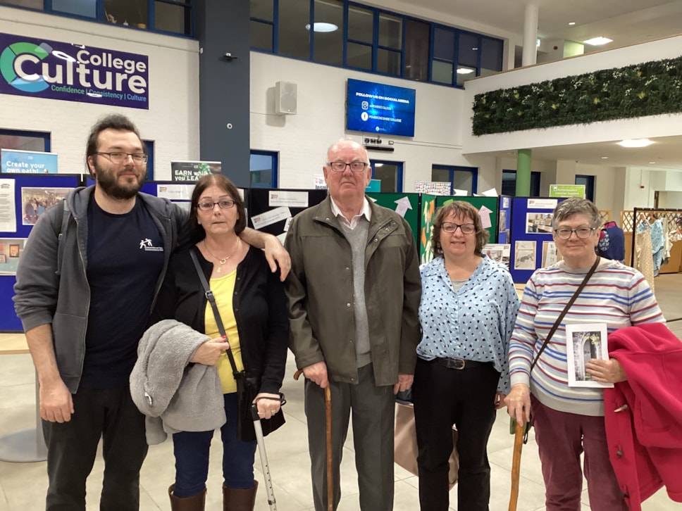 Groups of Learning Pembrokeshire students