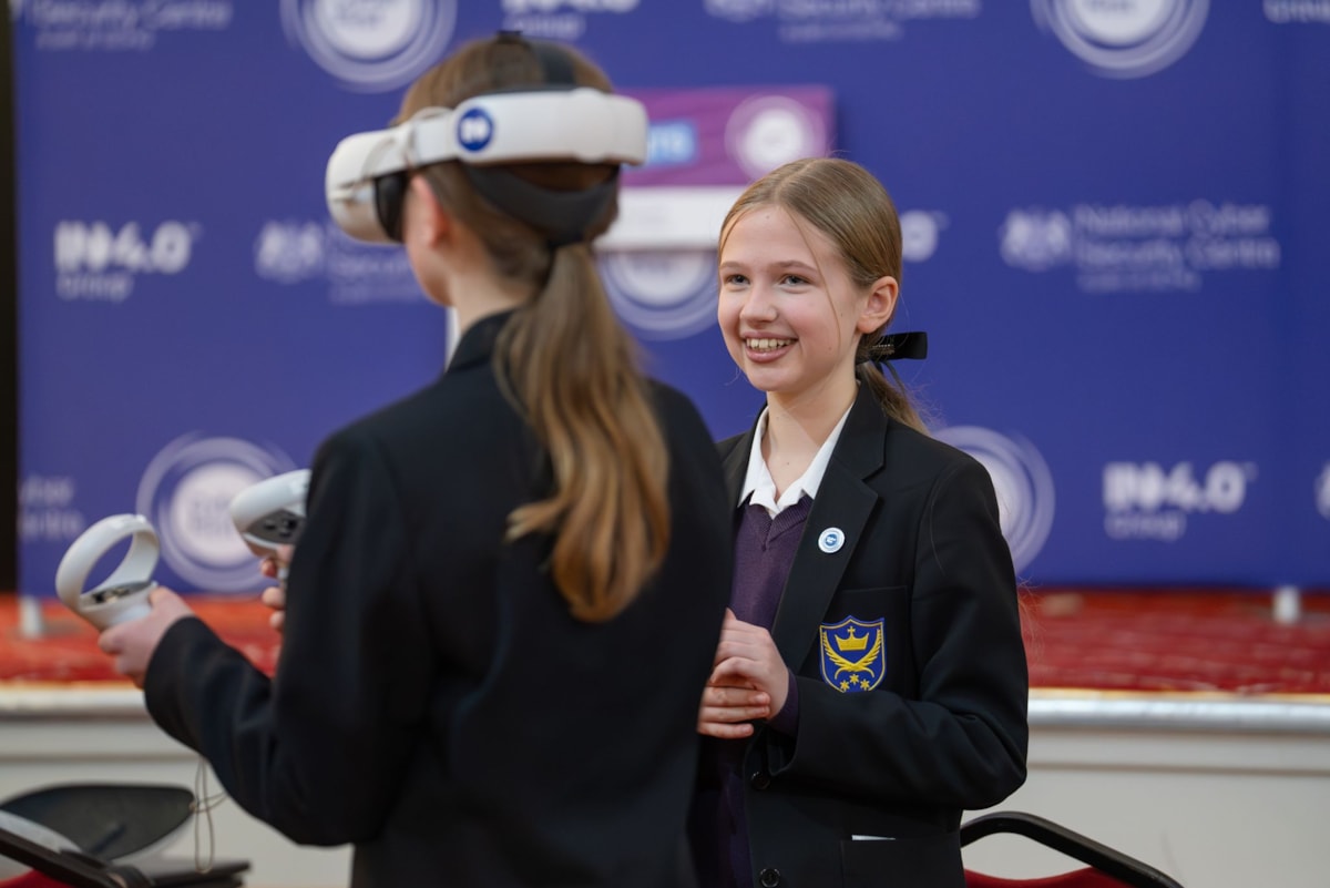 Lancashire school children at a Cyber Discovery Day at Chorley Town Hall, led by IN4 Group, as part of the Cyber Festival Education Week in February 2025