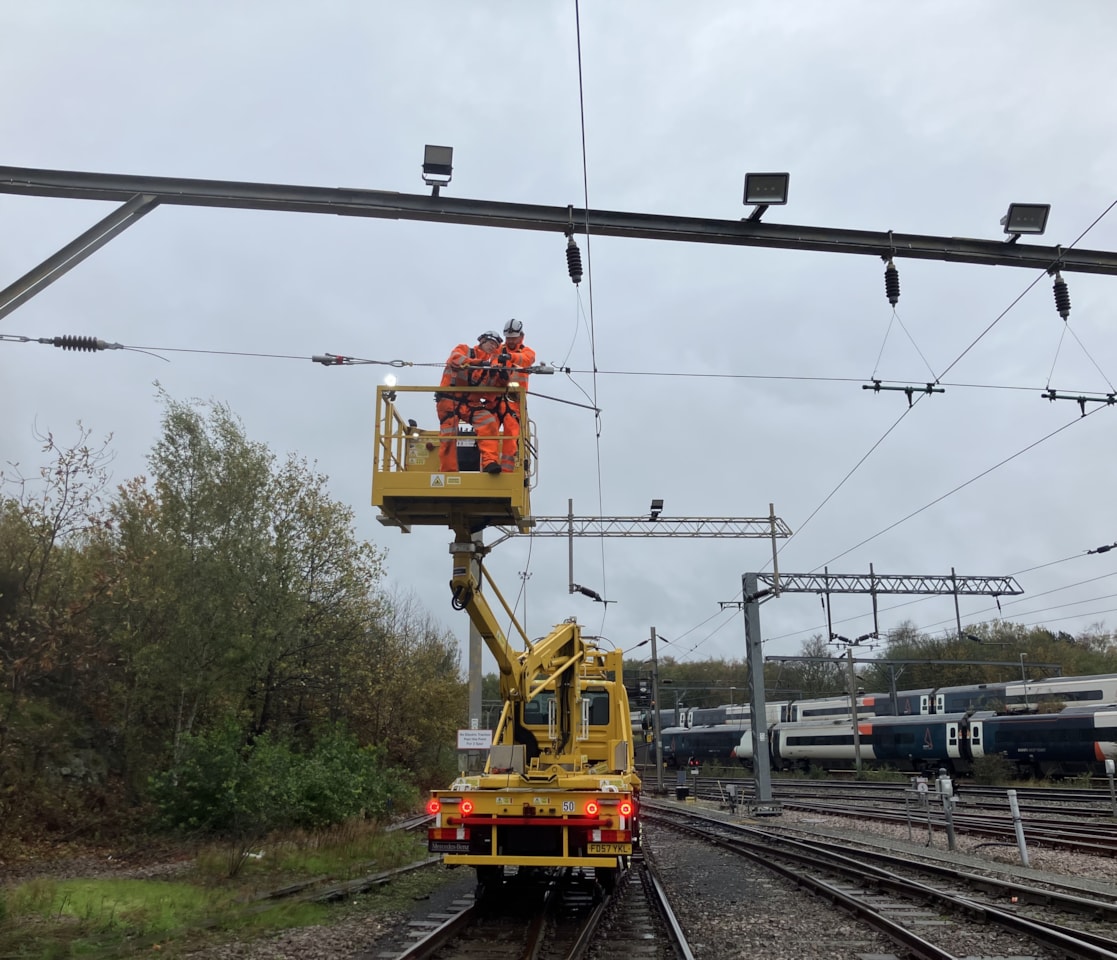Network Rail engineers carrying out checks and repairs ahead of Storm Claudia-2