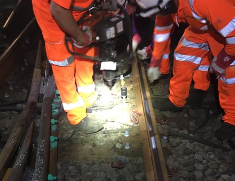 5 July Securing new track sections