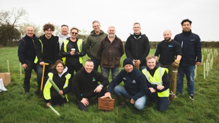 Tree planters from Carma, Pelican and First Bus @JonCraig Photos
