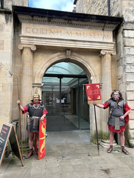 Outside Corinium Museum