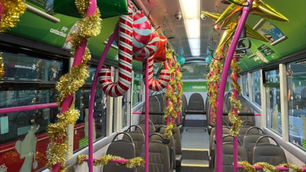 Christmas bus