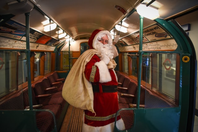 London Transport Museum at Christmas