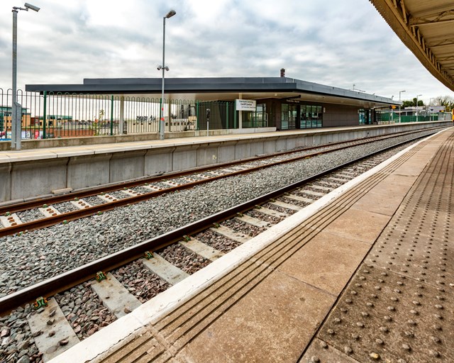 New Platform 8 at Cardiff Central station (2). Photo credit Trevor Waller