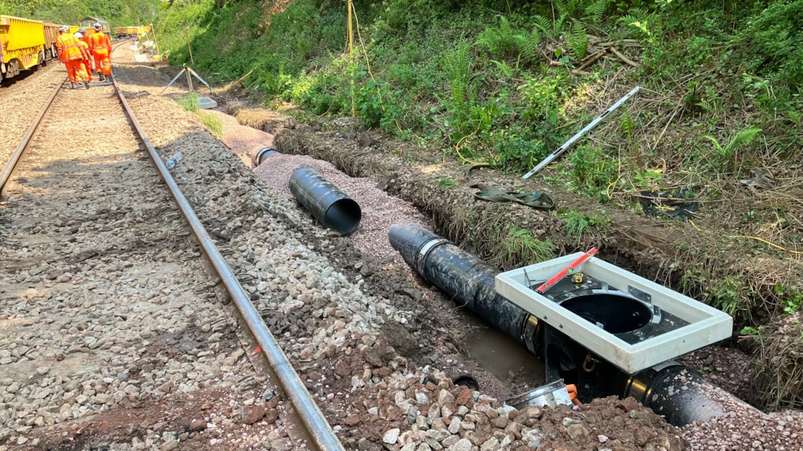 Drainage work at Newnham-on-Severn 2