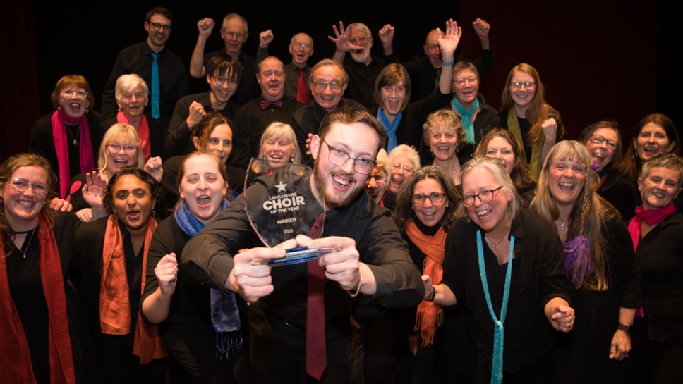 Lancaster Millennium Choir were crowned the overall winners of Lancashire Choir of the Year 2025