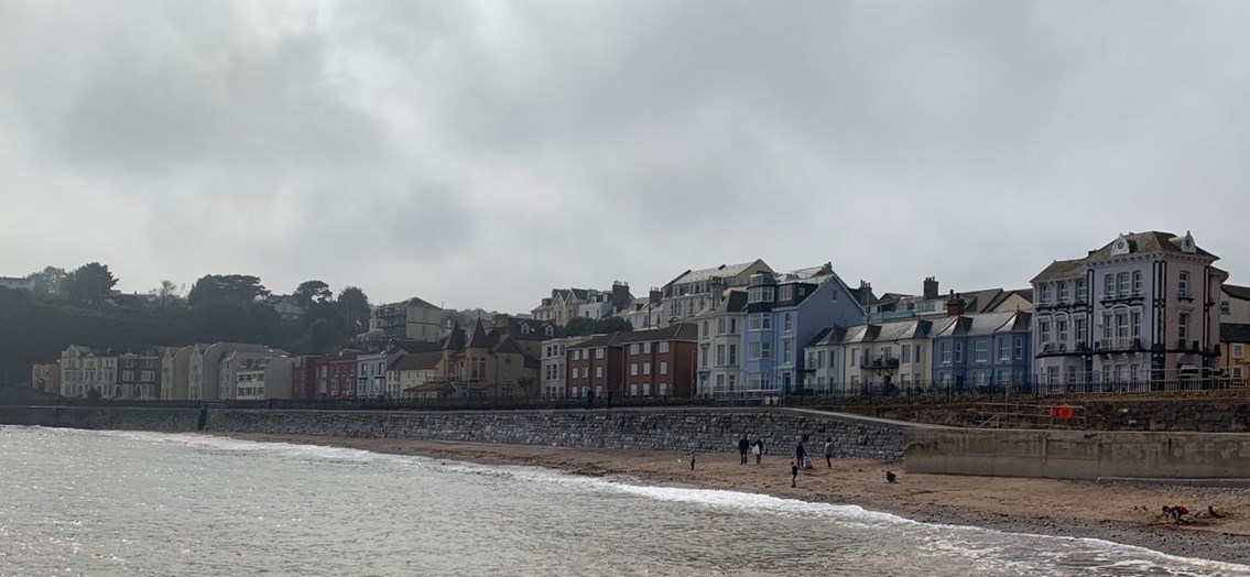 Dawlish drop-in event planned to inform residents on the schedule of work for the new sea wall: Dawlish sea wall image